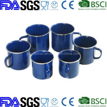 Customized Enamelware Coffee Mugs Cups Porcelain Ceramic Mugs Cups